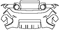Toyota FJ Cruiser Exterior 2007 - Bumper+Headlamp
