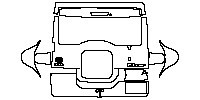 Toyota FJ Cruiser Exterior 2007 - Trunk Lid (for American models，with ''TOYOTA'' ''FJ CRUISER'' emblem)