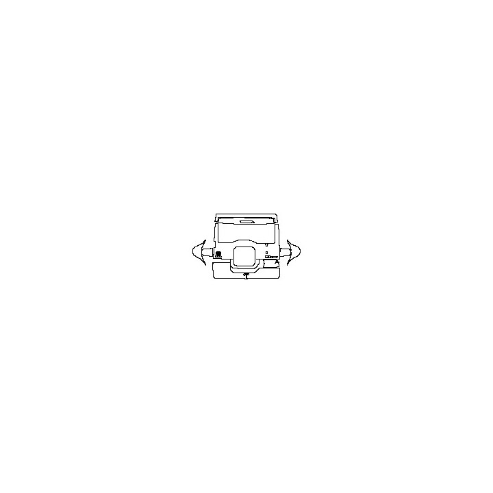 Toyota FJ Cruiser Exterior 2007 - Trunk Lid (for China Models,with ''TOYOTA'' ''FJ CRUISER'' emblem)