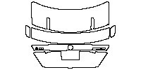 Mercedes-Benz C Class Coupe 2012 - Trunk Lid (with C63 and AMG emblem)