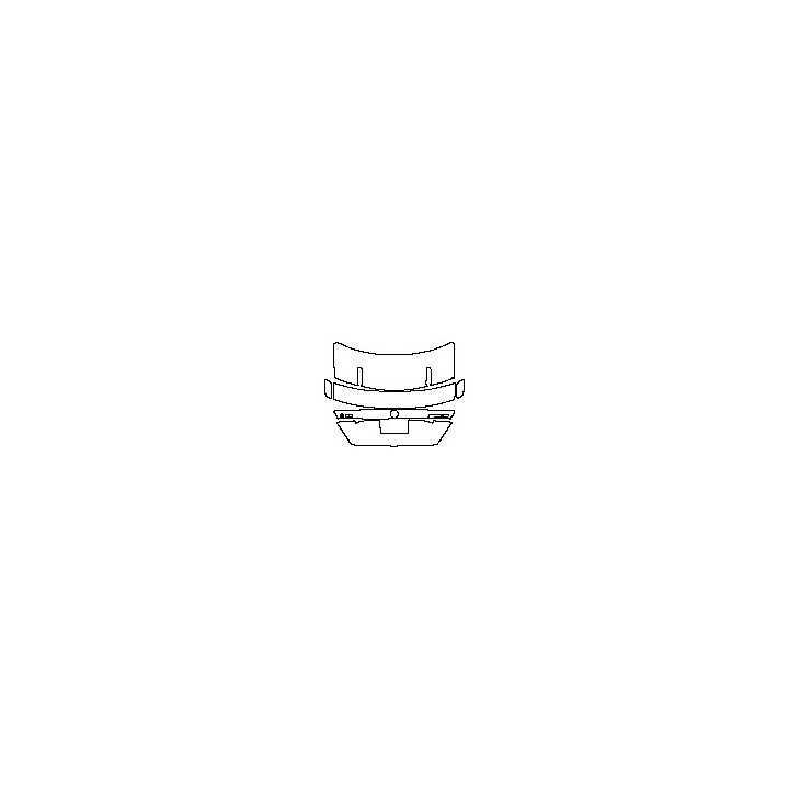 Mercedes-Benz C Class Coupe 2012 - Trunk Lid (with C63 and AMG emblem)