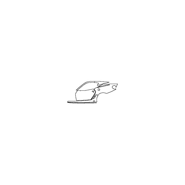 Ferrari 599 GTO 2011 - (left) Door+Rear Fender+Side Skirt (with pininfarina emblem on Rocker Panel)