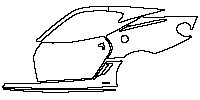 Ferrari 599 GTO 2011 - (left) Door+Rear Fender+Side Skirt (with pininfarina emblem on Rocker Panel)