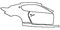 Maserati GranTurismo Base 2007 - (right) Door+Rear Fender+Side Skirt