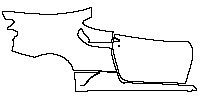Ferrari F430 F430 2008 - (right) Door+Rear Fender+Side Skirt