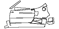 Ferrari F40 Exterior 1987 - (left) Door+Rear Fender+Side Skirt