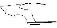 Porsche 911 Carrera 1994 - (right) Rear Fender