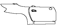 Porsche 911 Carrera 2004 - (right) Door+Rear Fender+Side Skirt