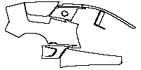 Lamborghini Murcielago LP670-4 SV 2010 - (right) Side Skirt+Rear Fender