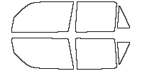 Toyota 4 Runner Window 2014 - Side Window
