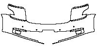 Chevrolet Tahoe Exterior 2015 - Bumper+Headlamp (with 4 PDC)