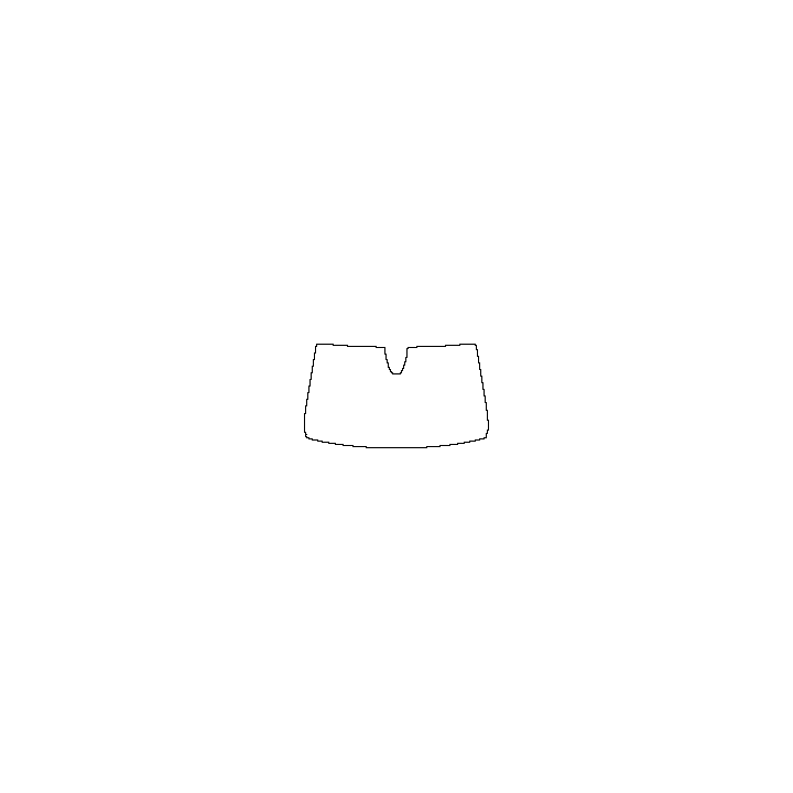 Seat Ateca Window 2016 - Windshield (inside) (with mirror and dotted area cutout, Edge exceeds the innder side of black cermic b