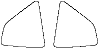 Seat Ateca Window 2016 - Rear Quarter (Edge exceeds the innder side of black cermic by 3mm)