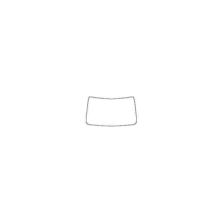 Citroen Berlingo Van Windows 2018 - Windshield (inside) (without mirror cutout)