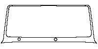 Mercedes-Benz G Class AMG G63 2013 - Windshield (for right hand drive)