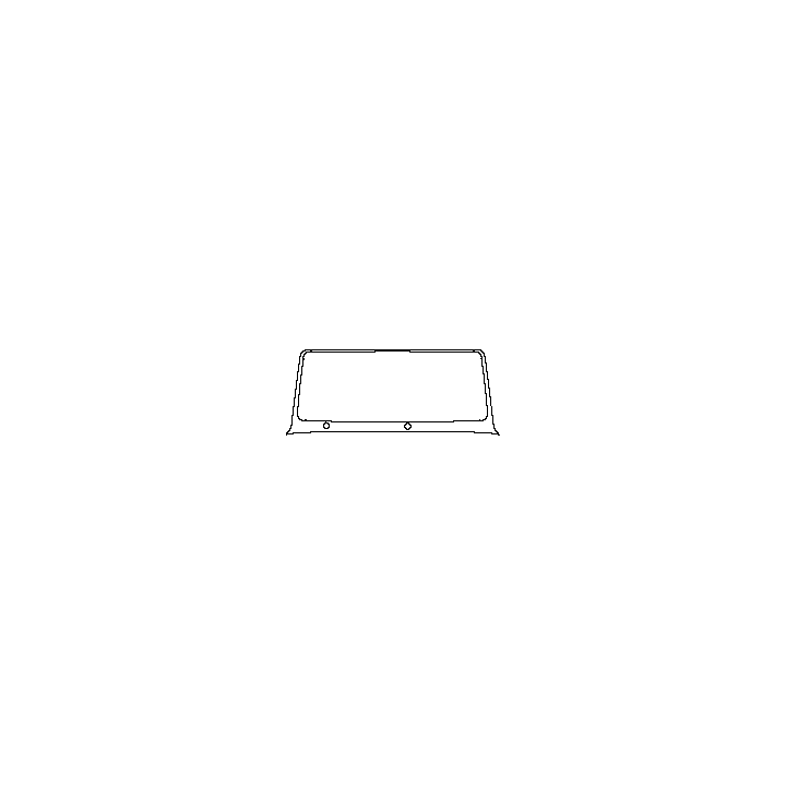 Mercedes-Benz G Class AMG G63 2013 - Windshield (for right hand drive)