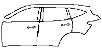 Haval F7 (CN) Exterior 2019 - (left) Door+Rear Fender+Side Skirt