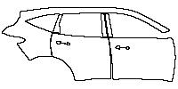 Haval F7 (CN) Exterior 2019 - (right) Door+Rear Fender+Side Skirt