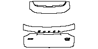 Haval F7 (CN) Exterior 2019 - Trunk Lid (with ''哈弗F7'' , ''长城汽车 2.0GDIT'' emblems)