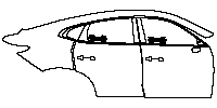 Changan Auto CS85 COUPE (RUS) Exterior 2019 - (right) Door+Rear Fender+Side Skirt