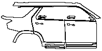 Changan Auto CS95 (CN) Exterior 2019 - (right) Door+Rear Fender+Side Skirt