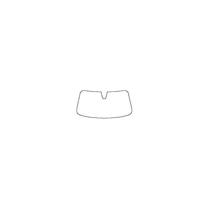 BMW 3 Series Sedan 2019 - Windshield (inside) (Option 1)