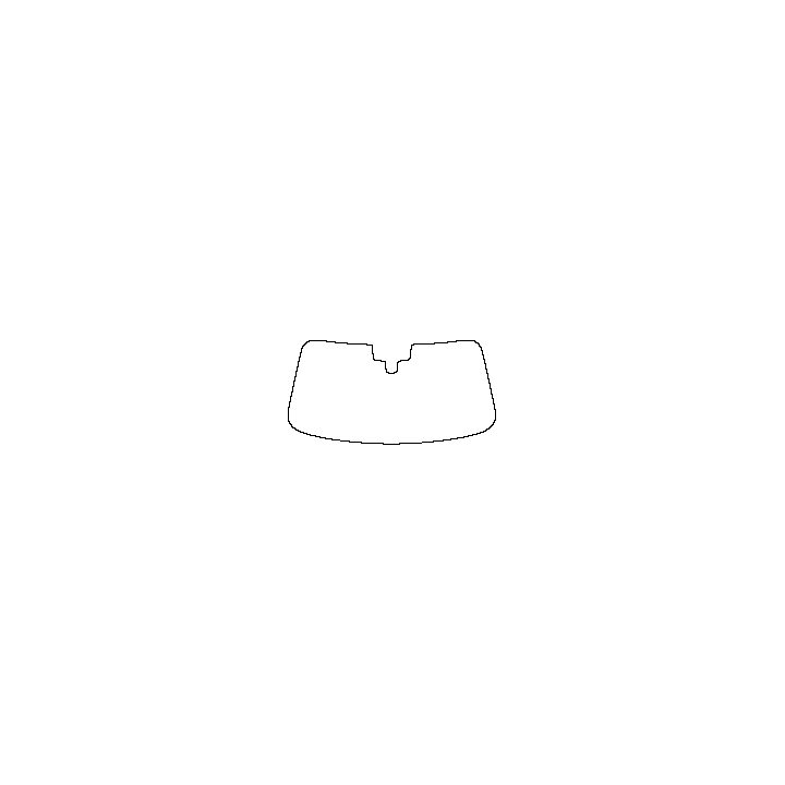 BMW 3 Series Sedan 2019 - Windshield (inside) (Option 2)