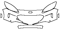 Ford Kuga Exterior 2020 - Bumper+Headlamp (with 2 PDC)