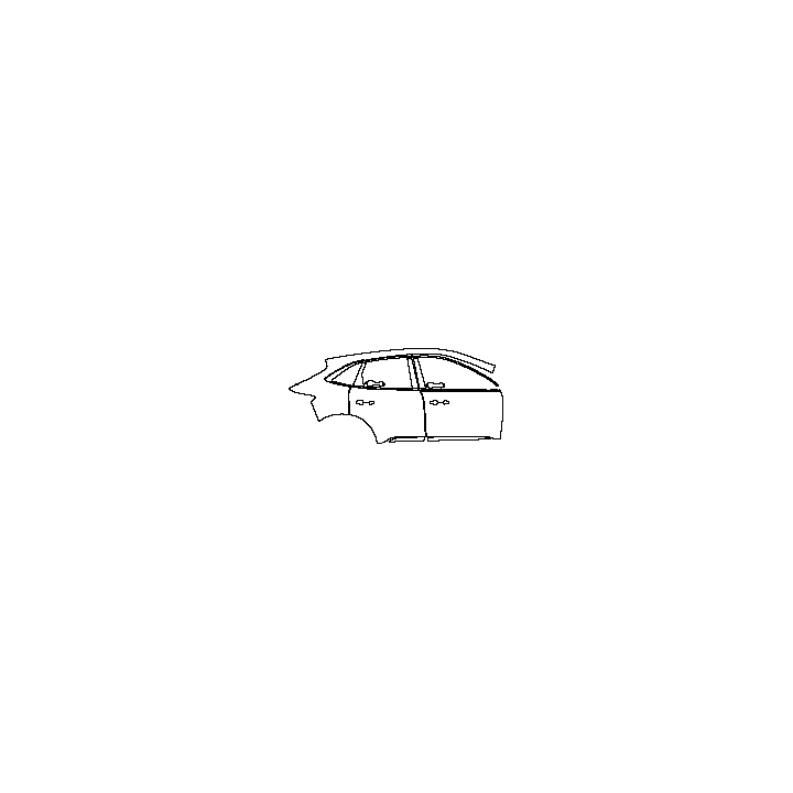 Ford Kuga Exterior 2020 - (right) Door+Rear Fender+Side Skirt