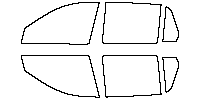 Lincoln Aviator Window 2020 - Side Window