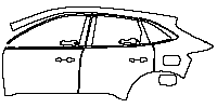 Ford Kuga Exterior 2020 - (left) Door+Rear Fender
