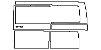 Volkswagen Transporter 6.1 (EU) Standard Wheelbase 2020 - (left) Door+Rear Fender