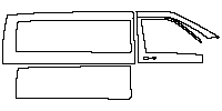 Volkswagen Transporter 6.1 (EU) Standard Wheelbase 2020 - (right) Door+Rear Fender