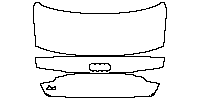 Audi A4 A4 Saloon/Sedan 2017 - Trunk Lid (without spoiler, with ''A4'' emblem)