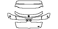 Peugeot 208 (EU) GT 2021 - Trunk Lid (with ''PEUGEOT'', ''GT'' emblems)