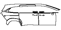 Hyundai Custin Exterior 2021 - (right) Door+Rear Fender+Side Skirt
