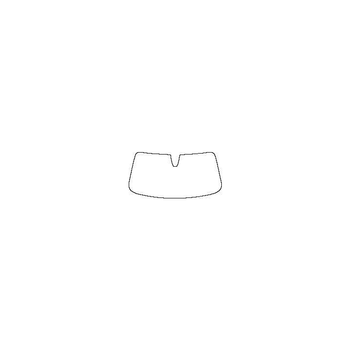 BMW 4 Series Coupe 2021 - Windshield (inside) (with mirror cutout)