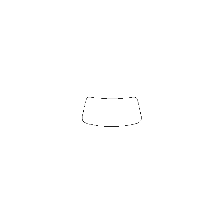 BMW 4 Series Coupe 2021 - Windshield (inside) (without mirror cutout)
