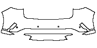 Ford Focus Hacthback 2022 - Rear Bumper (with 4 PDC)