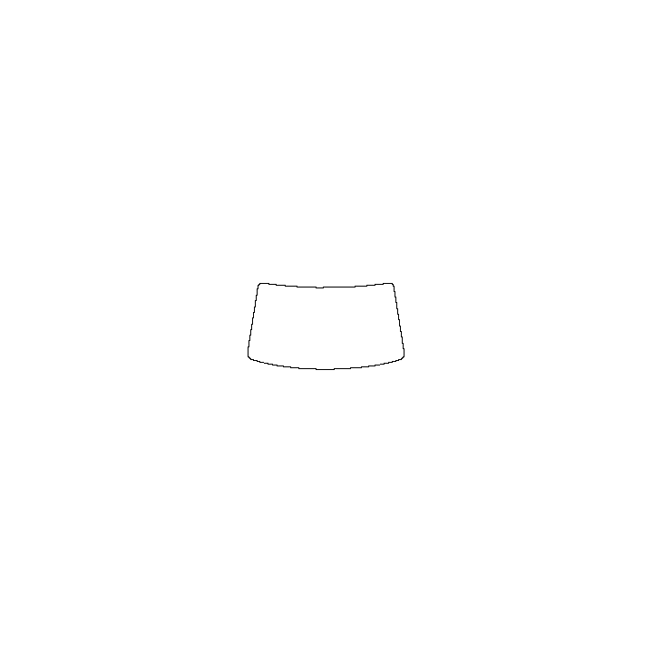 Hyundai Santa Cruz Windows 2022 - Windshield (without mirror cutout)