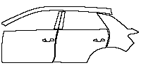 Volkswagen T-Roc (EU) Exterior 2022 - (left) Door+Rear Fender