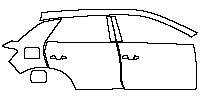 Volkswagen T-Roc (EU) Exterior 2022 - (left) Door+Rear Fender