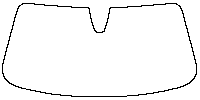 BMW 2 Series Coupe 2022 - Windshield (inside) (with mirror cutout)