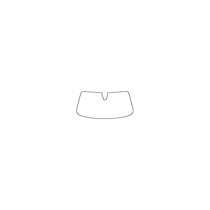 BMW 2 Series Coupe 2022 - Windshield (inside) (with mirror cutout)