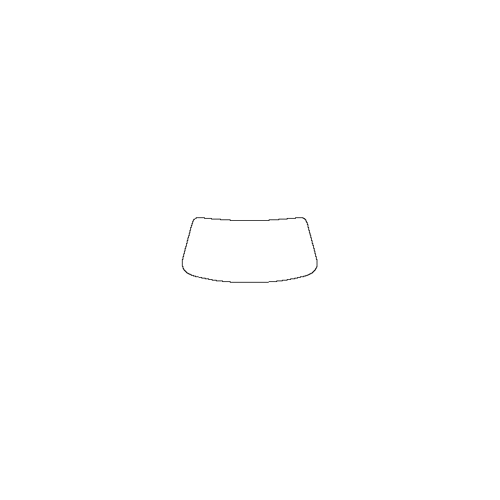 BMW 2 Series Coupe 2022 - Windshield (inside) (without mirror cutout)