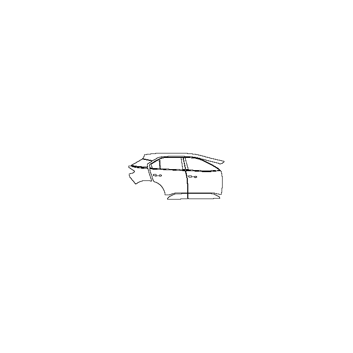 NETA X Exterior 2023 - (left) Door+Side Skirt+Rear Fender