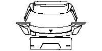 NETA X Exterior 2023 - Trunk Lid (with ''合众'', ''哪吒X'' emblems)