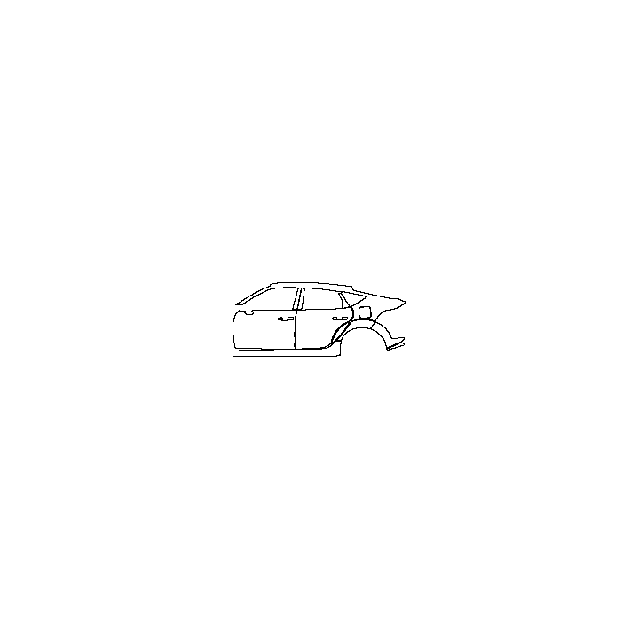 Acura Integra Exterior 2023 - (left) Door+Rear Fender+Side Skirt