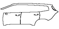 Geely Okavango Exterior 2023 - (left) Door+Rear Fender+Side Skirt