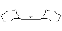 Geely Okavango Exterior 2023 - Rear Bumper (with 3 PDC)